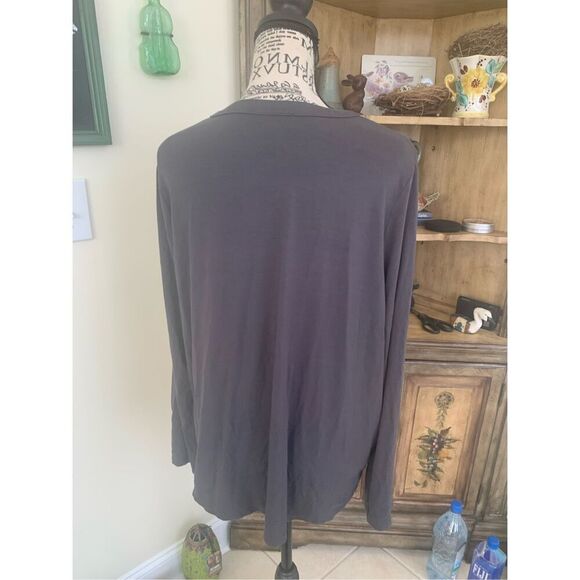 J. Jill Wearever Cardigan Sweater Gray - Picture 8 of 9